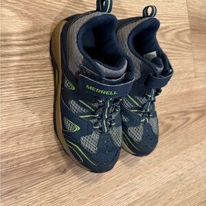 Merrell Kids Sneakers - Navy and Lime